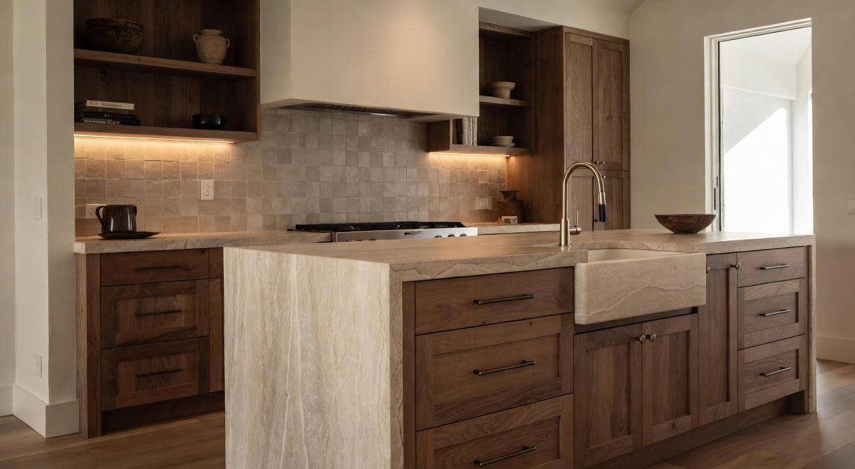 Custom kitchen island